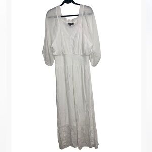 J Gee white maxi dress 2X